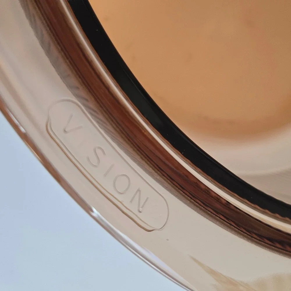 Vision‎ Corning Amber Glass Covered Casserole Dish w Lid V24C